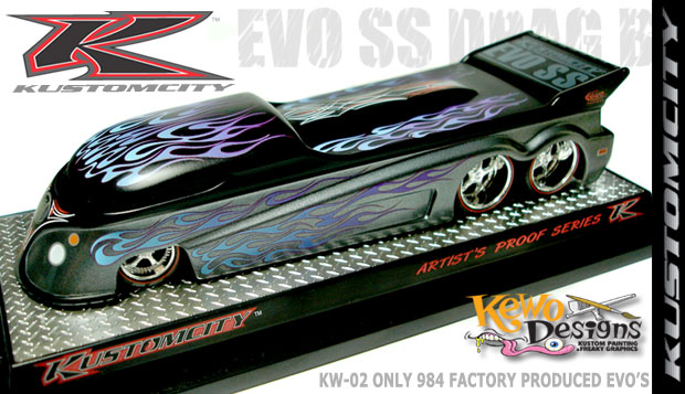 KUSTOMCITY� ---- ------ 2ND ISSUE ------ --EVO SS DRAG BUS--  -- ARTIST PROOF 2 -- ------(Sold Out)-------