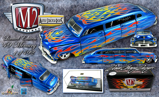 --M2 MACHINES�--  ----AUTO-STRETCH---   -------  '49 MERC  ------- ---- Available Now -----